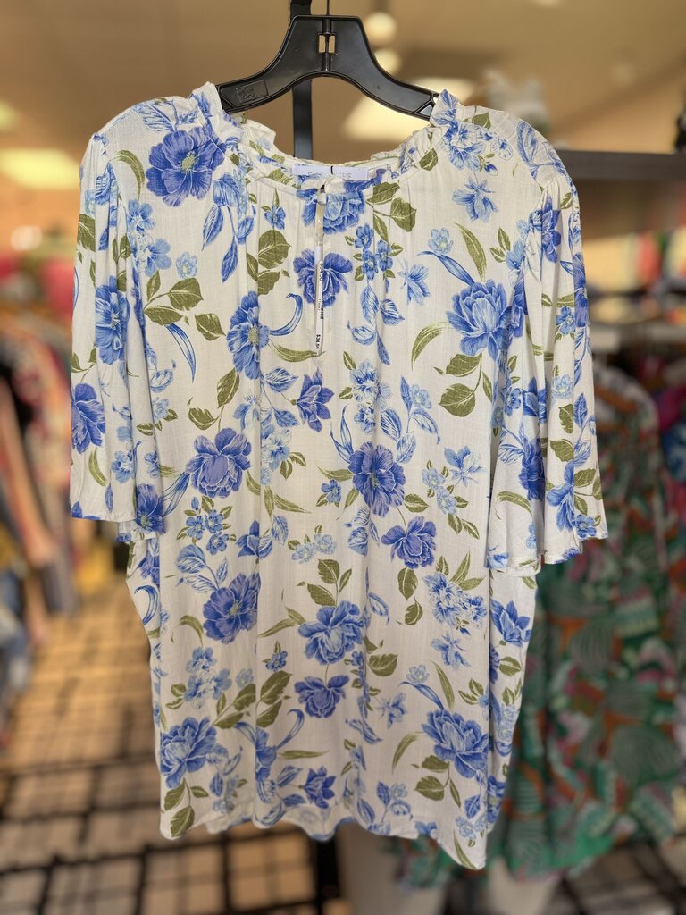 Sugarlips NWT-Milla Floral Ruffle Top