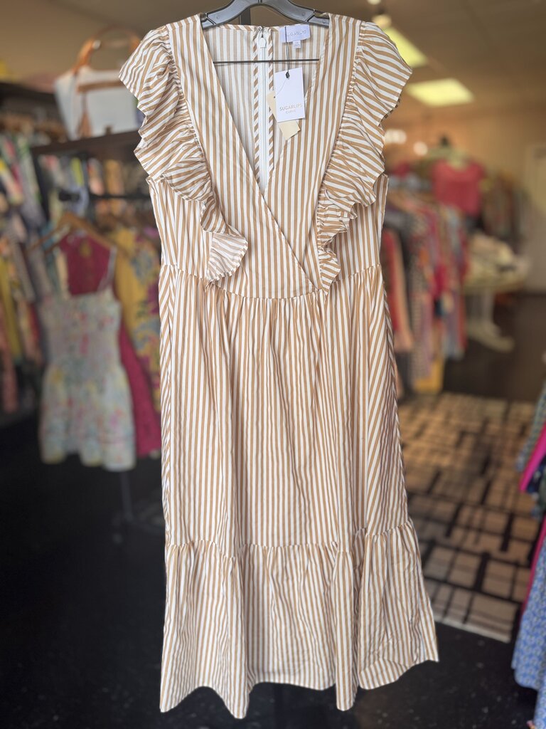 Sugarlips NWT-Luna Striped Midi Dress