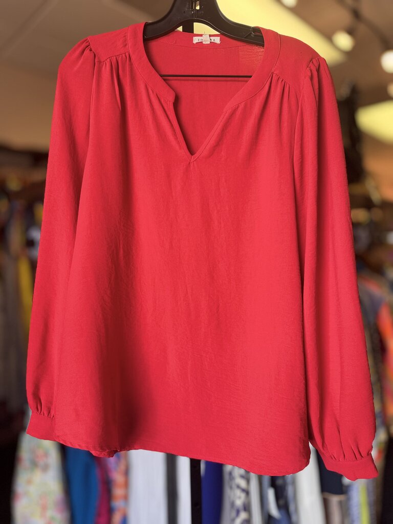 Jodifl- LS Blouse - Red