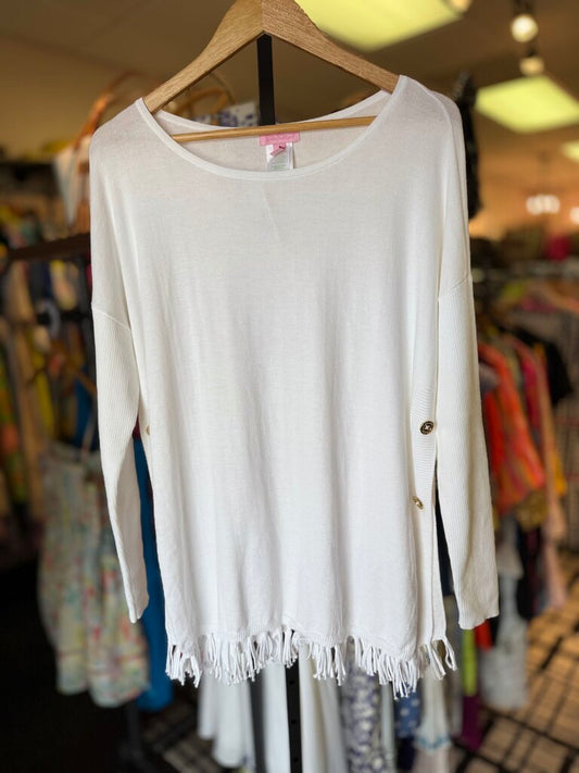 Lilly Pulitzer- Ramona Sweater - Resort White
