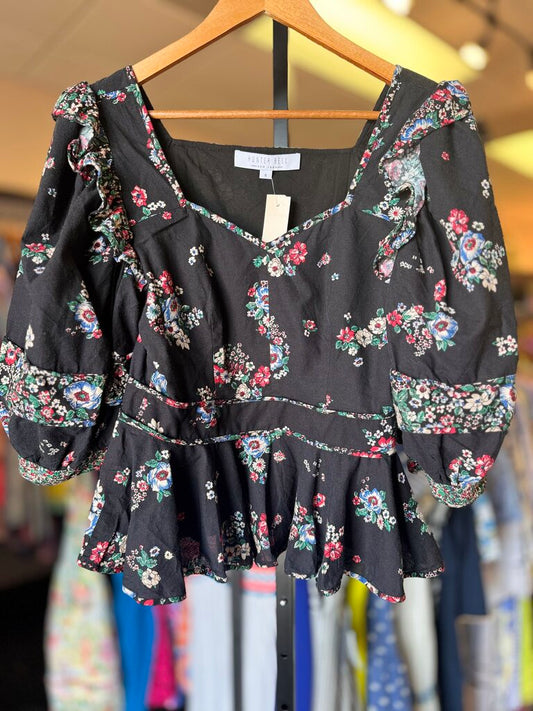 Hunter Bell - Blayne Top in Floral Print