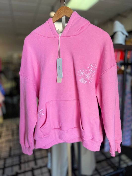 Altar'd NWT-Hibiscus Paradise Hoodie