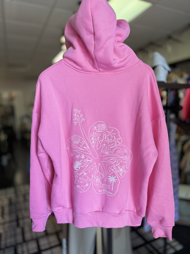 Altar'd NWT-Hibiscus Paradise Hoodie