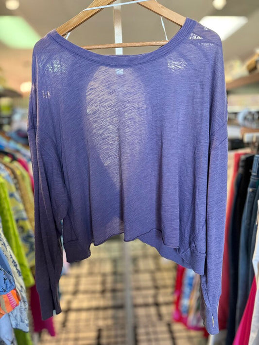 FP Movement NWT- My Time LS in Graphite