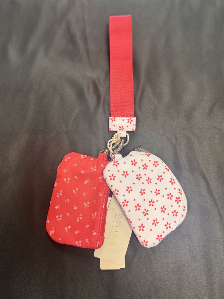 Altar'd NWT -Red Keychain Wallet Lanyard
