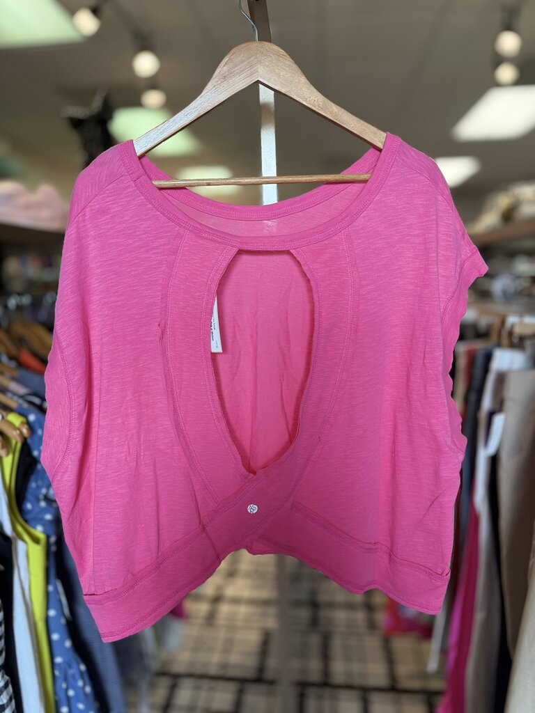 Altar'd NWT- Pink In Motion Circle Back Tee