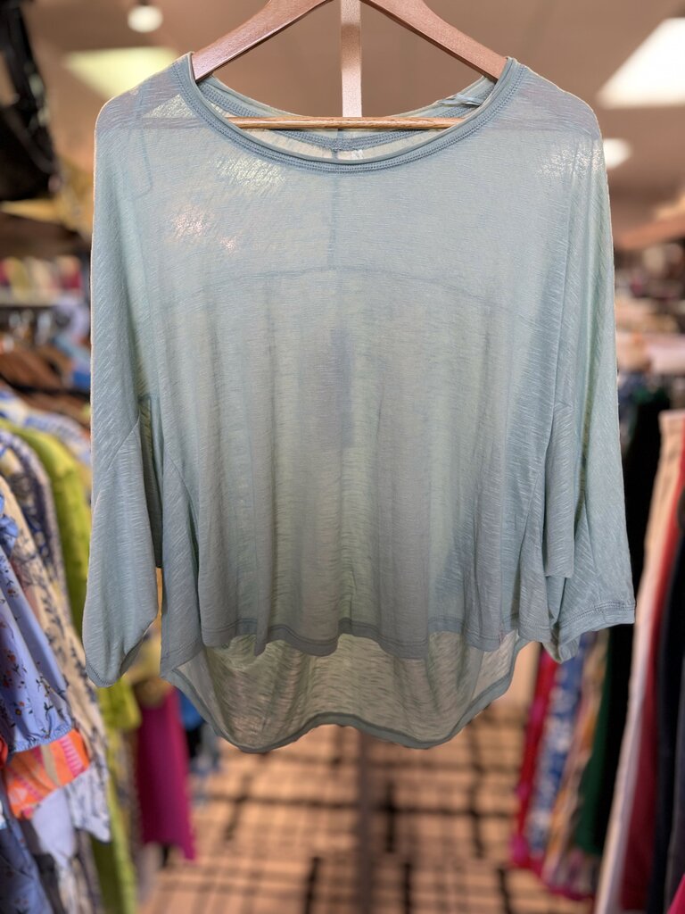 Altar'd NWT -Slub Dolman Crew Tee in Sage