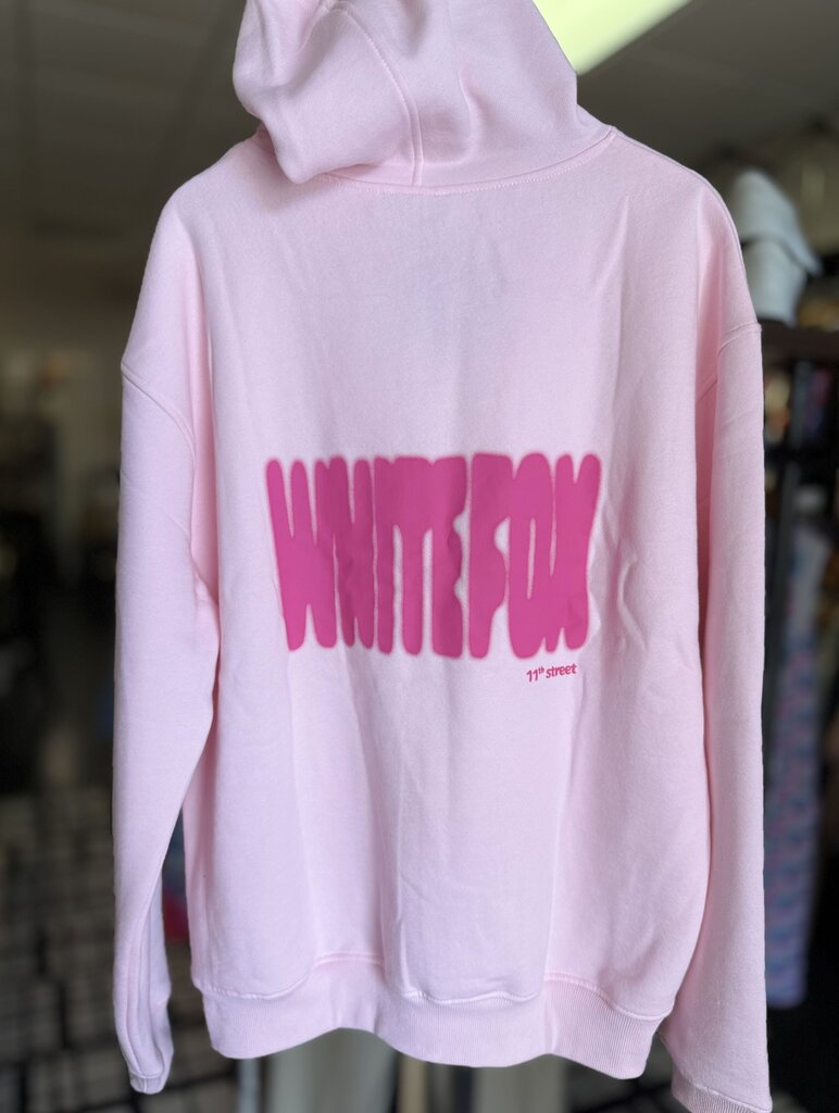 White Fox NWT- 11th Street New York Or Nowhere Oversized Hoodie Pink Sugar