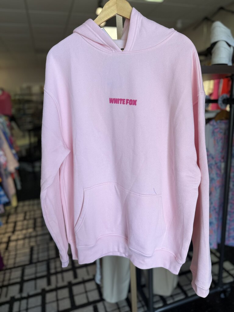 White Fox NWT- 11th Street New York Or Nowhere Oversized Hoodie Pink Sugar