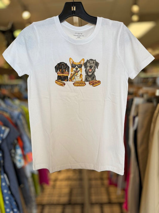 J.Crew NWT - Dog BBQ Graphic Tee