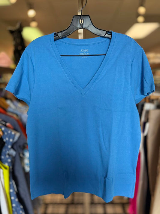 J.Crew NWT - Essential V-Neck Tee-Blue