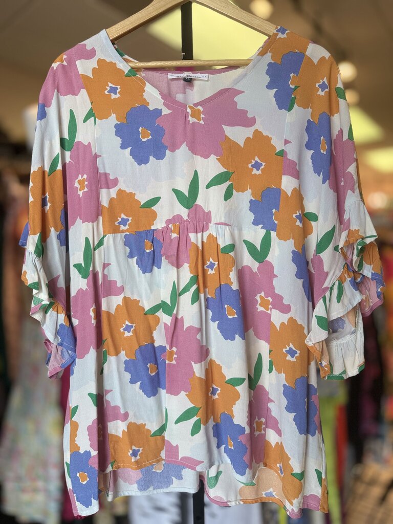 Michelle McDowell -Floral Print Top