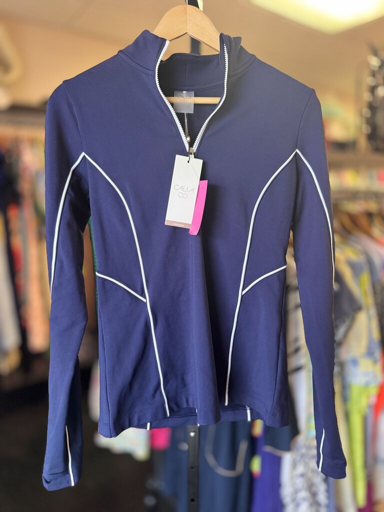 Calia-NWT-Navy 1/4 Zip Pullover