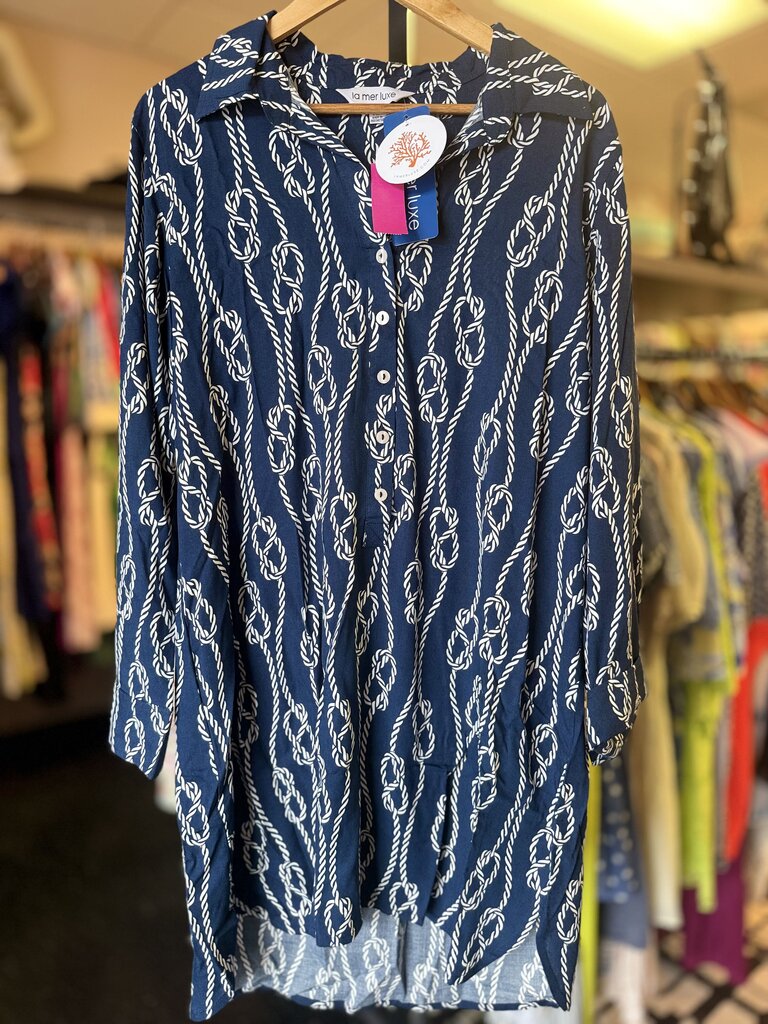 La Mer Luxe NWT - Short August Dress - Navy