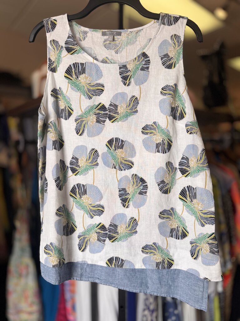 Habitat NWT -Linen Floral Print Tank