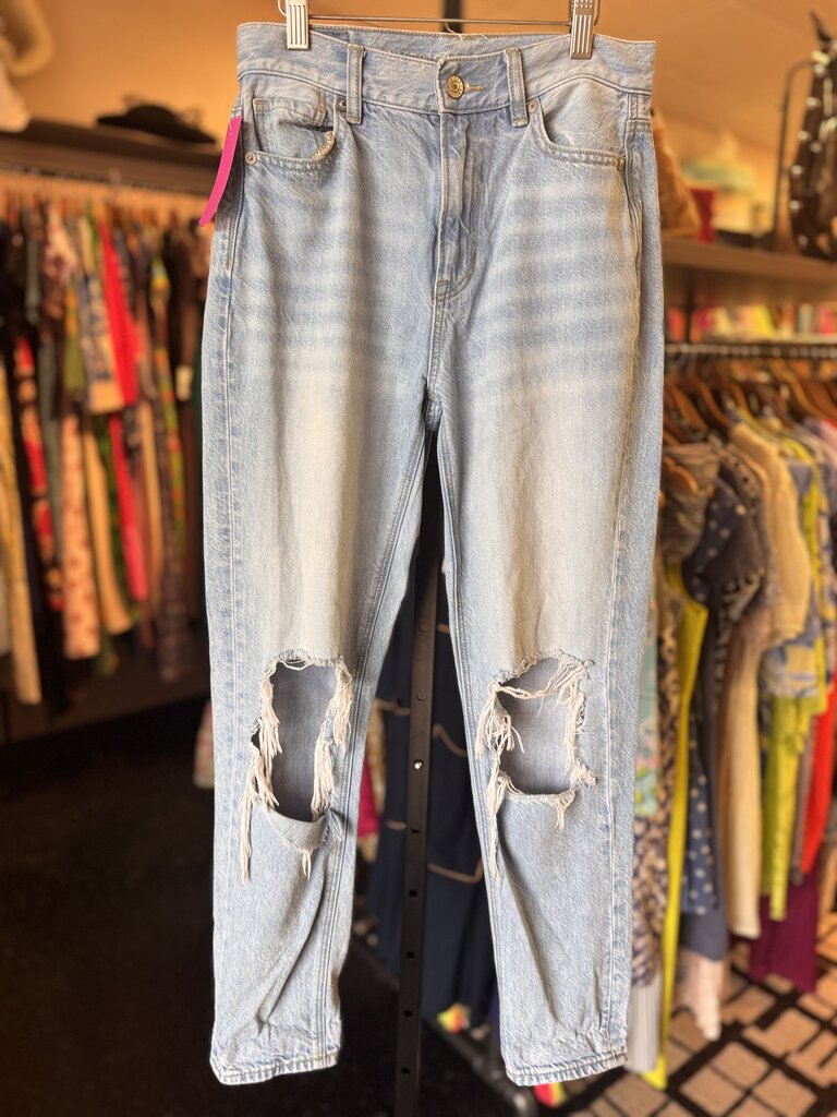 AE - Distressed Mom Jeans