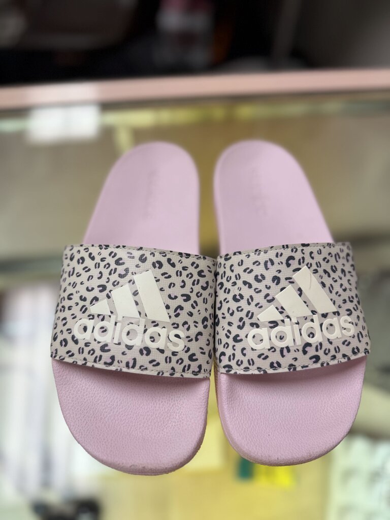 Adidas -Adilette Slides - Pink Leopard