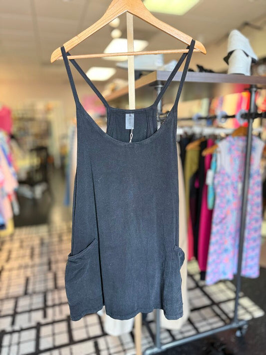 Altar'd NWT - Hang Tough Mineral Wash Mini Dress - Black