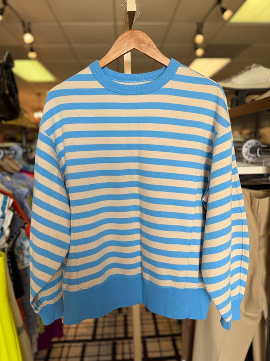 Aerie NWT - Aerie Go-To Sweatshirt in Blue Vinyl