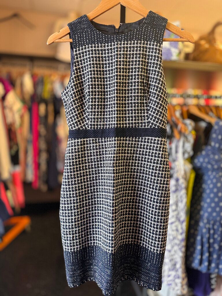 J.Crew - Tweed Sheath Dress - Navy