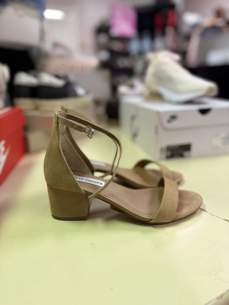 Steve Madden - Irenee Block Heel - Natural