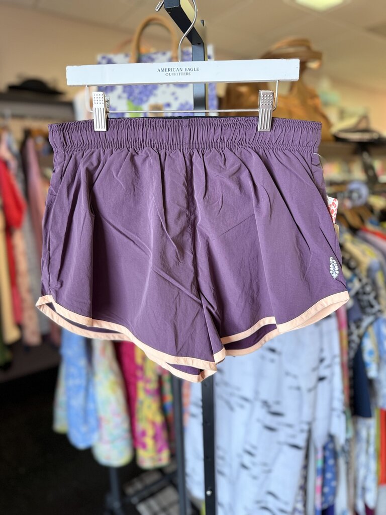 FP Movement NWT-Now Or Never Shorts in Blackberry