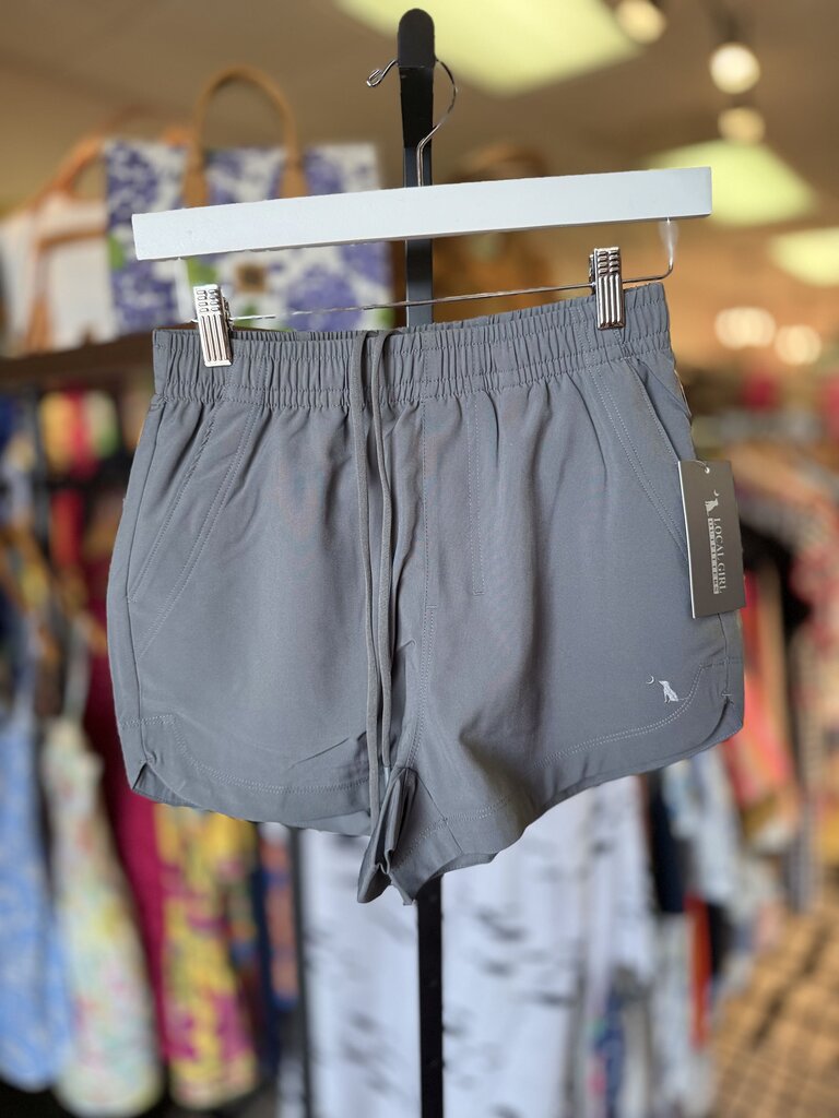 Local Girl NWT - Volley Shorts in Graphite