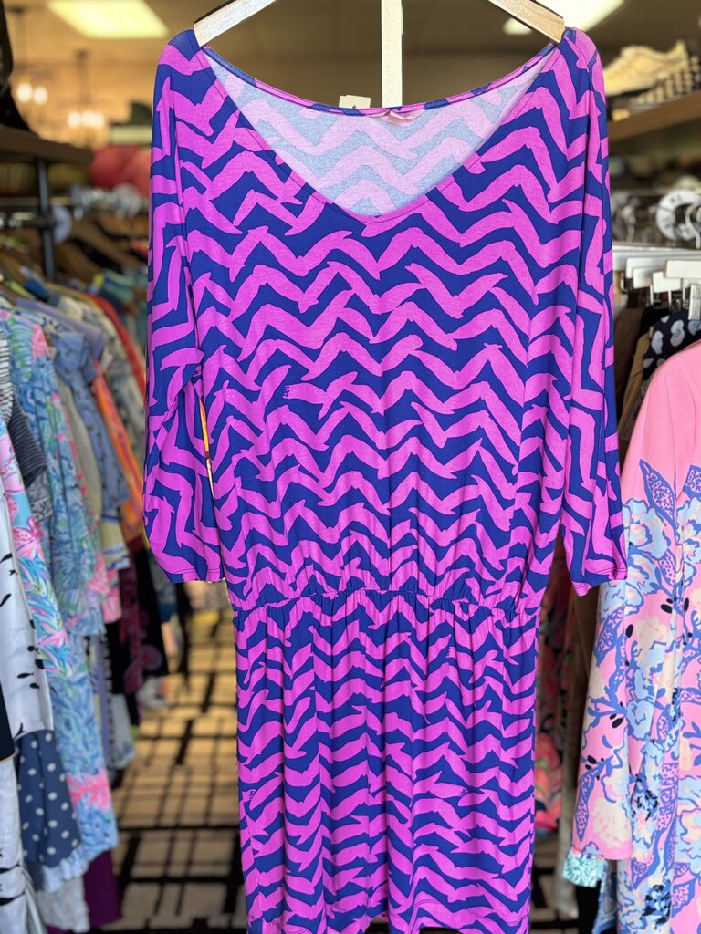 Lilly- Cara Dolman Dress in "Got Lucky"