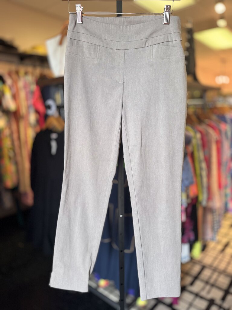 Renuar- Crusin' Slim Pull-On Pants - Gray