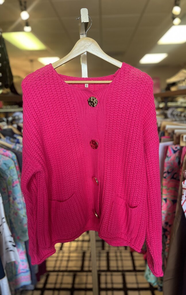 Jodifl - Fuchsia Chunky Sweater