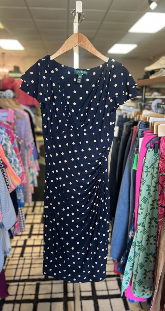 Ralph Lauren - Navy Blue Midi Dress