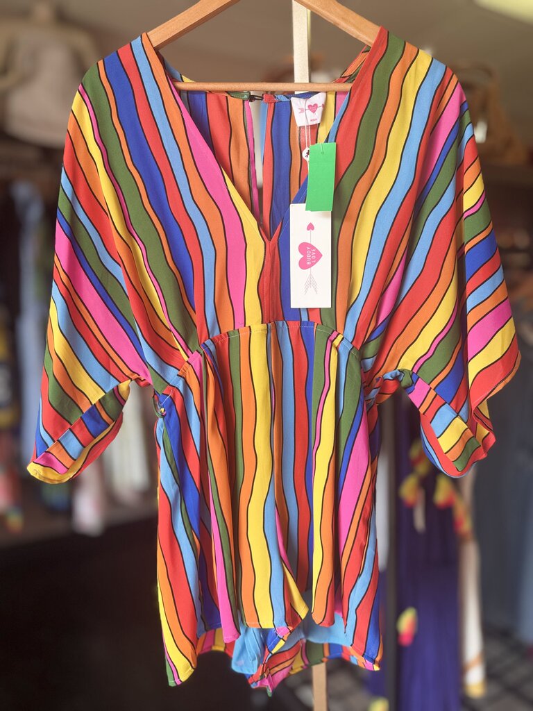 BuddyLove NWT - Rivers Rainbow Romper