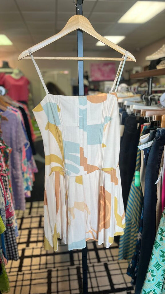 Blanco by Nature - Abstract Mini Dress