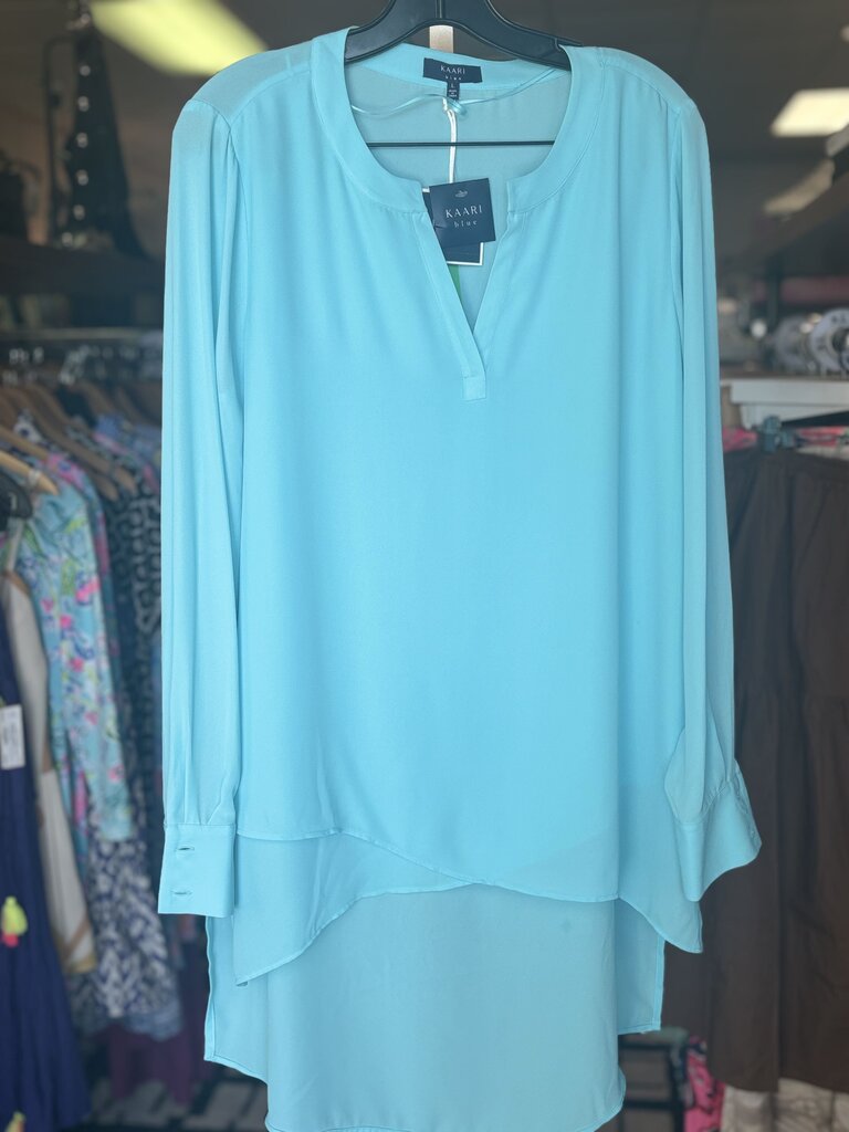 Kaari Blue - NWT LS Everyday Tunic - Blue