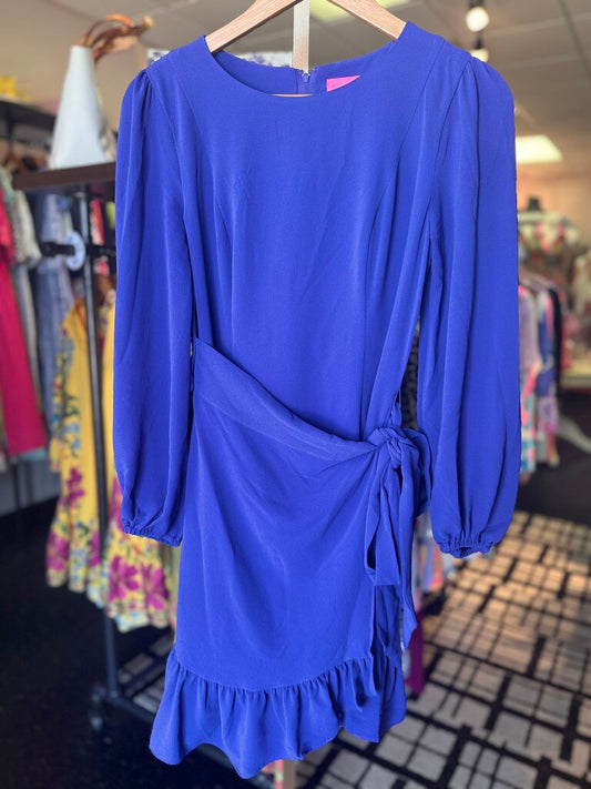 Lilly Pulitzer - Laren Stretch Wrap Dress in "Galaxy Blue"