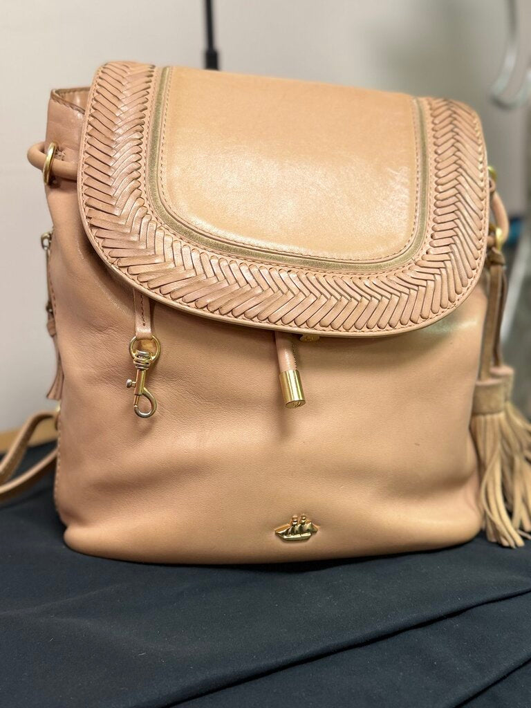 Brahmin - Southcoast Collection Leather Backpack - Khaki