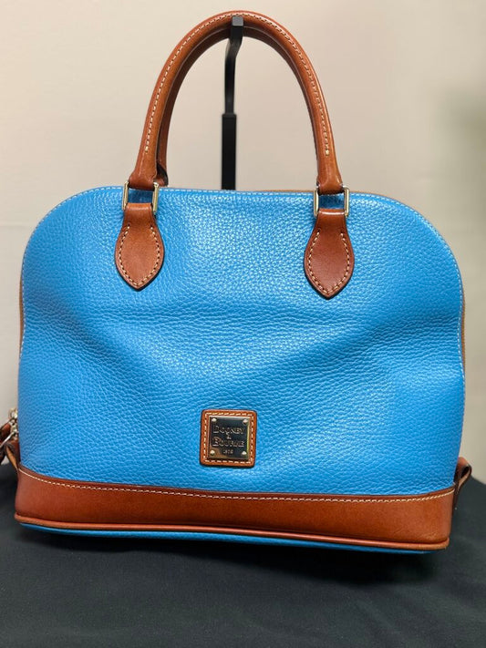 Dooney&Bourke - Pebble Grain Zip Zip Satchel - Blue