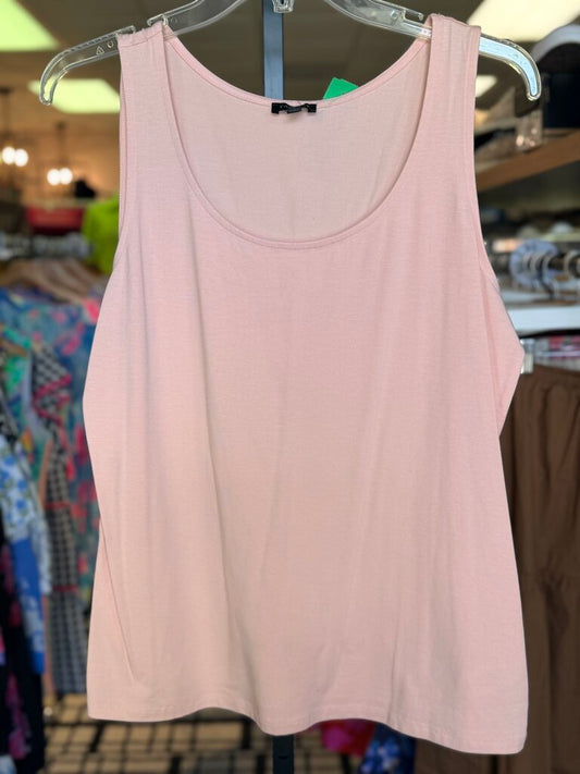 Talbots - Sleeveless Knit Tank - Blush