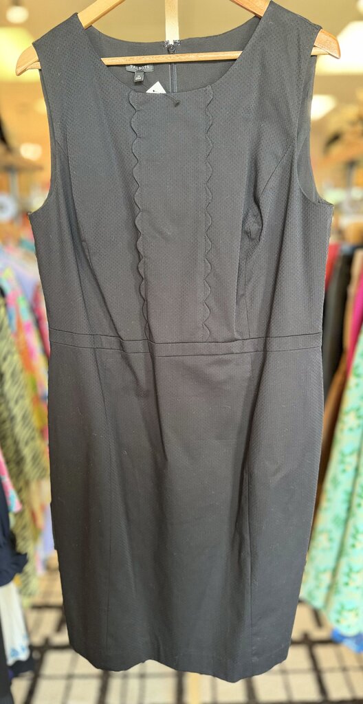Talbots NWT - Textured Sateen Sheath Dress - Black