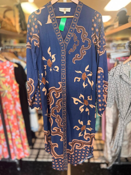 Anna Cate - Sophie Dress in Navy/Camel