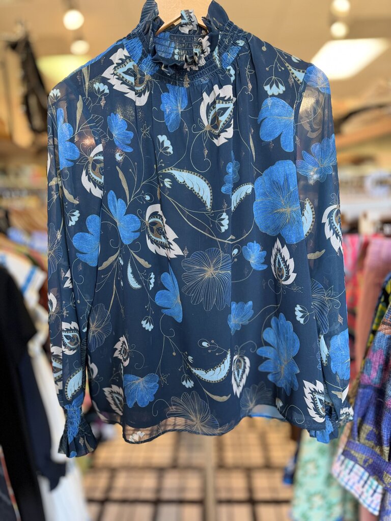 Tuckernuck- Nouveau Floral Sadie Blouse