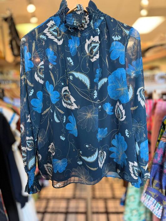 Tuckernuck- Nouveau Floral Sadie Blouse