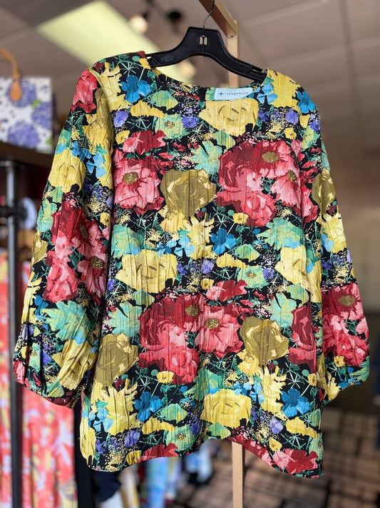 Tuckernuck- Multifloral Jackie Blouse -