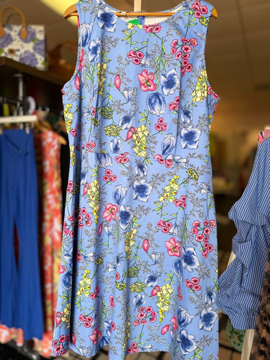 Talbots - Sleeveless Floral Print Dress