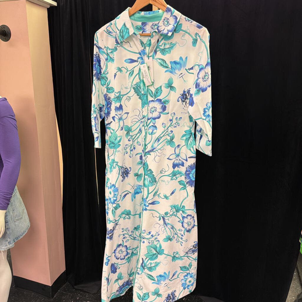Primavera NWT - Cassie Ivy Aqua Maxi Dress