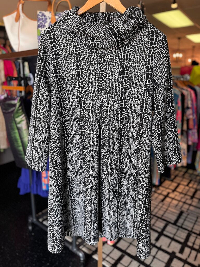Tyler Boe - Kristen Dress in Black/White