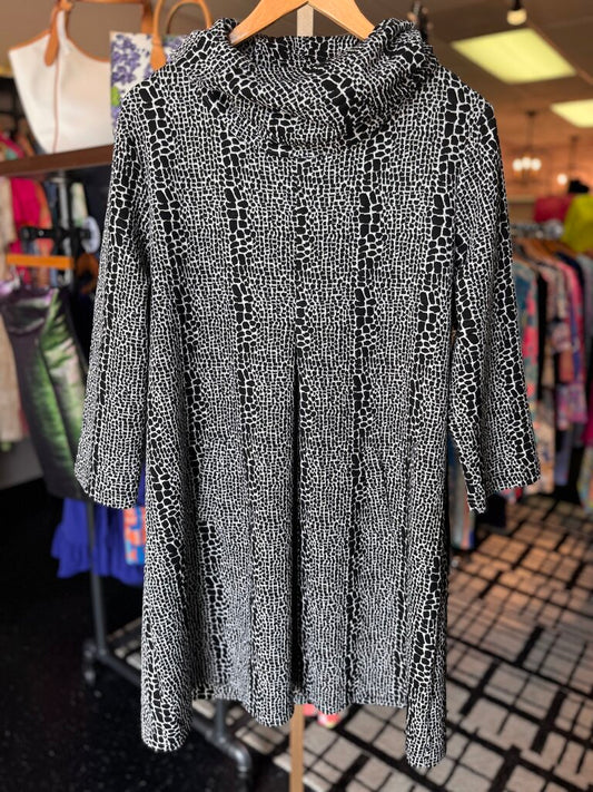 Tyler Boe - Kristen Dress in Black/White