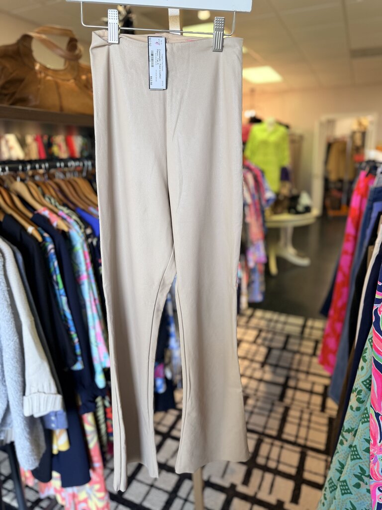 Commando - Faux Leather Flares - Tan