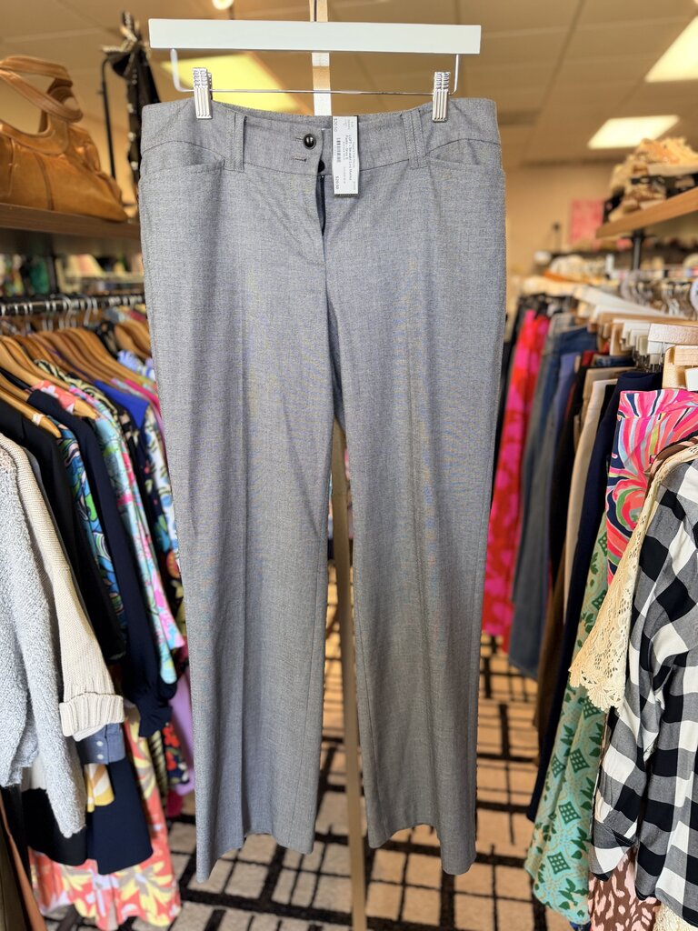 LOFT - Straight Leg Marisa Pants - Grey