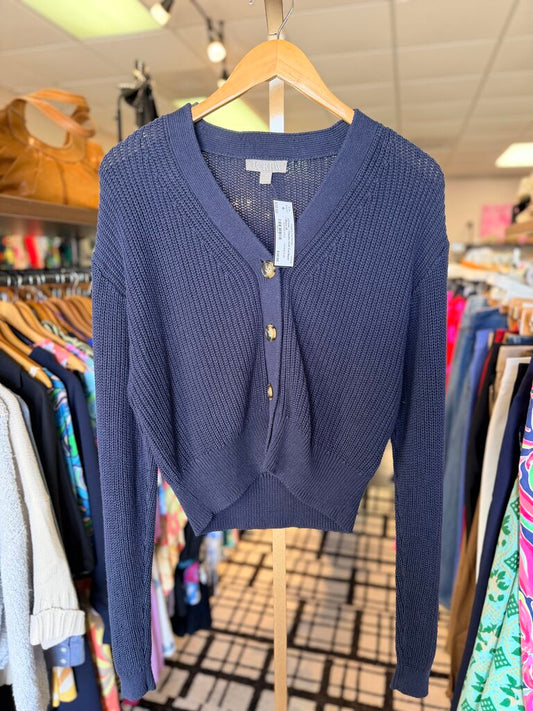 J.Crew - Chunky Knit Cardigan - Navy